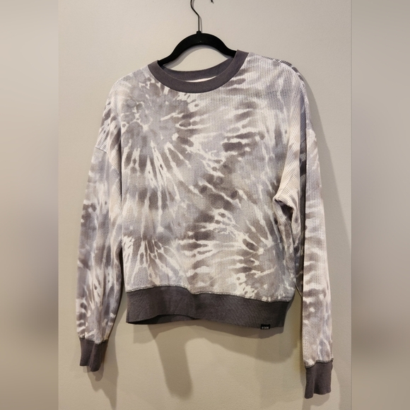 PINK Perforated Tie Dye Top - Picture 1 of 4